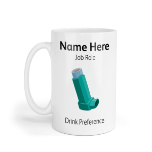 Personalised Ceramic Mug - Inhaler