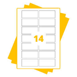 80 x 35mm (14 Per Sheet) - Labels