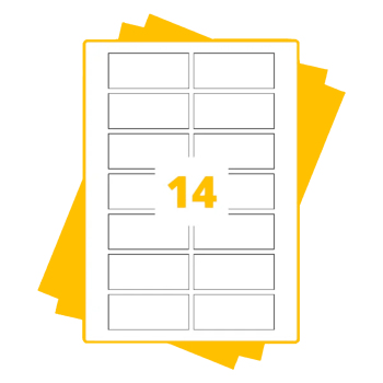 80 x 35mm (14 Per Sheet) - Labels