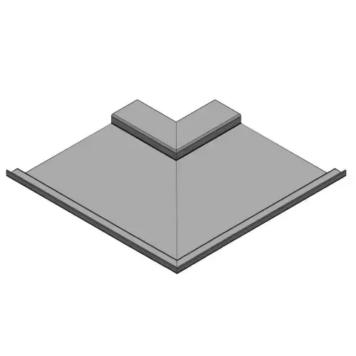 Aluminium Wall Cladding 90 Degree External Corner