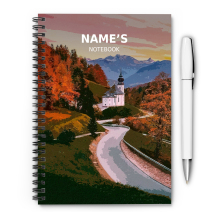 Personalised A5 Artwork Notebook - Bavaria - Germany