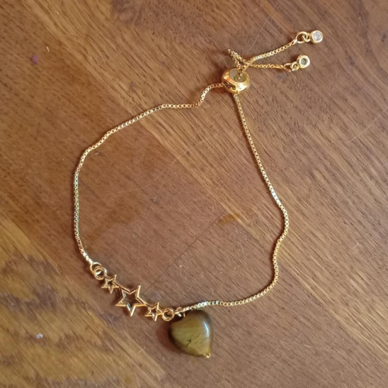 Tigers Eye Gold Bracelet 