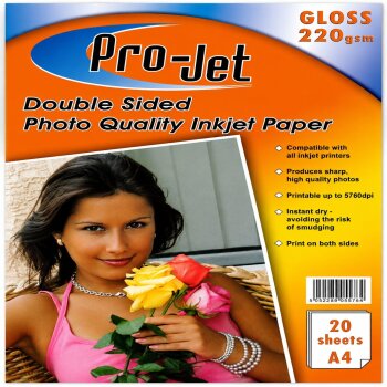 Projet 220gsm Double Sided Gloss