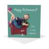 Retirement new chapter card for her - designed by Erica Sturla - 15cm square and blank inside, made in the UK