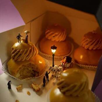 What The Dickens 150mm Square Greetings Card by Akiko Ida and Pierre Javelle