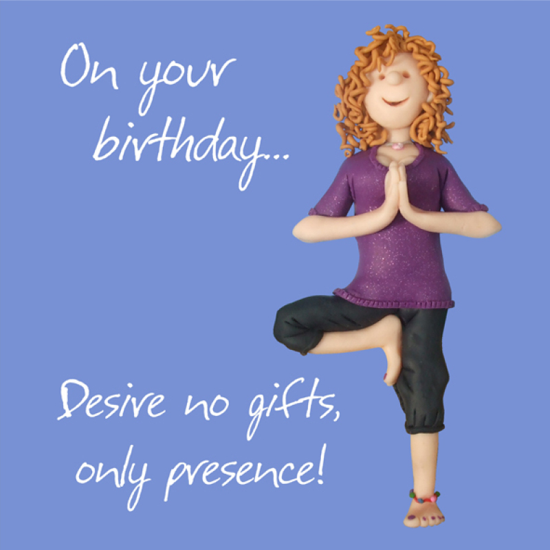 Birthday desire no gifts
