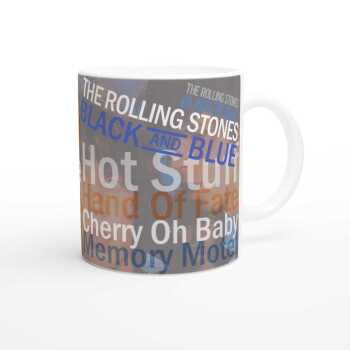 Rolling Stone Black and Blue Album Track Mug