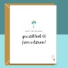 Funny 50th Birthday Card - Personalised inside if required - For Him or For Her - Perfect greetings card for someone turning 50 years old - Blank inside - Regular - Matte