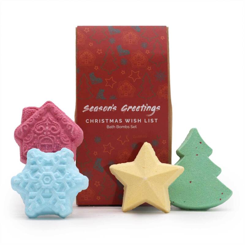 Christmas Wish List Christmas Bath Bomb Set