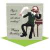 Much ado about nothing, funny Shakespeare birthday card - designed by Erica Sturla - 15cm square and blank inside, made in the UK