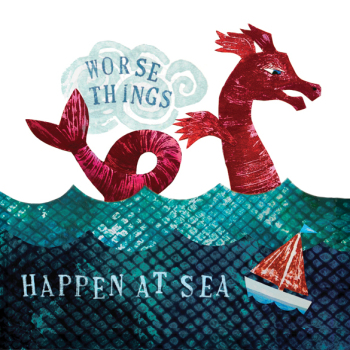 Worse Things Happen at Sea Greetings Card by Lisa Berkshire
