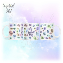 Self Care Ceramic Mug - My Self-Care Mug Full Wrap