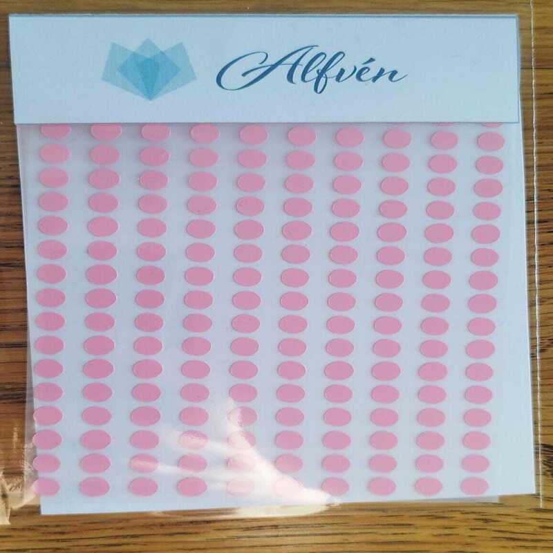 6mm Dot Circle Stickers 200 stickers per sheet - Pink