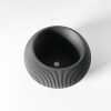 The Melfi Planter Pot with Drainage Tray & Stand Included - Matte Dark Green - 3"