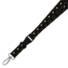 Double Breakaway Lanyard - Celestial Sun, Moon & Stars - Design 1