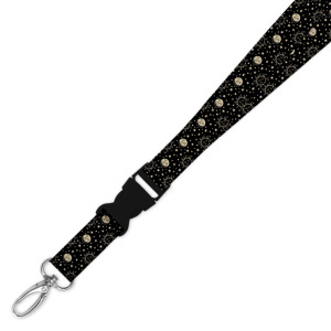 Double Breakaway Lanyard - Celestial Sun, Moon & Stars