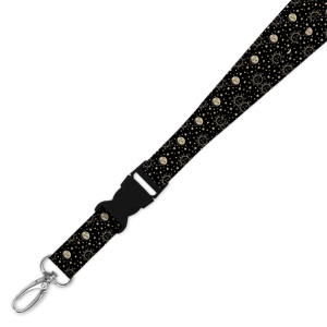 Double Breakaway Lanyard - Celestial Sun, Moon & Stars