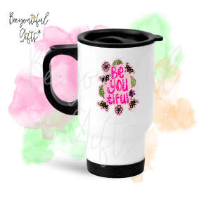 Travel Mug - Bee-You-Tiful Doodle