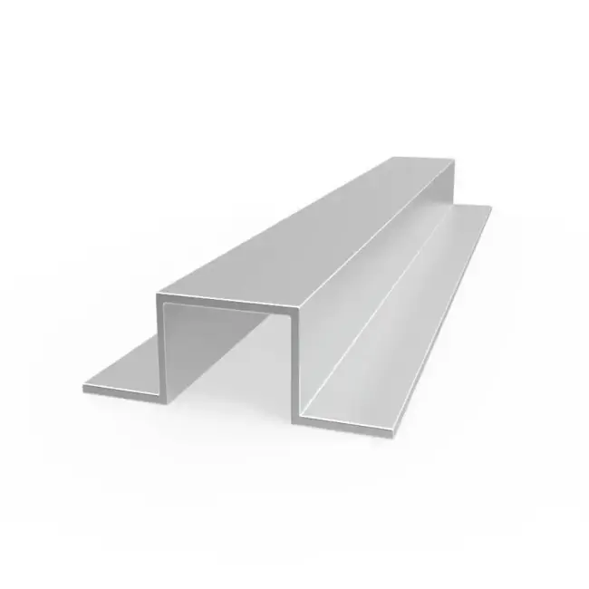 Aluminium Roof Capping Additional Fixing Top Hat - 182mm