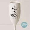Personalised Wedding Glass Decals / Decal Only / Hen Party Bridesmaid Gifts / Bridal Decals Permanent Vinyl - Black - Name & Role