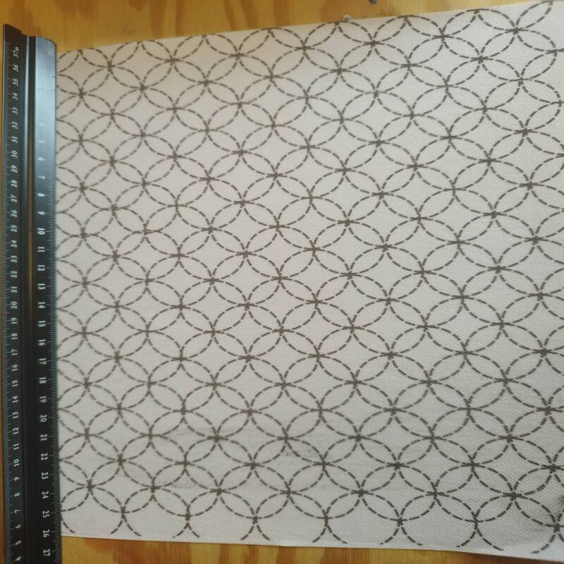Large Washable Sashiko Transfers | Stitching Grid | Circles - 1