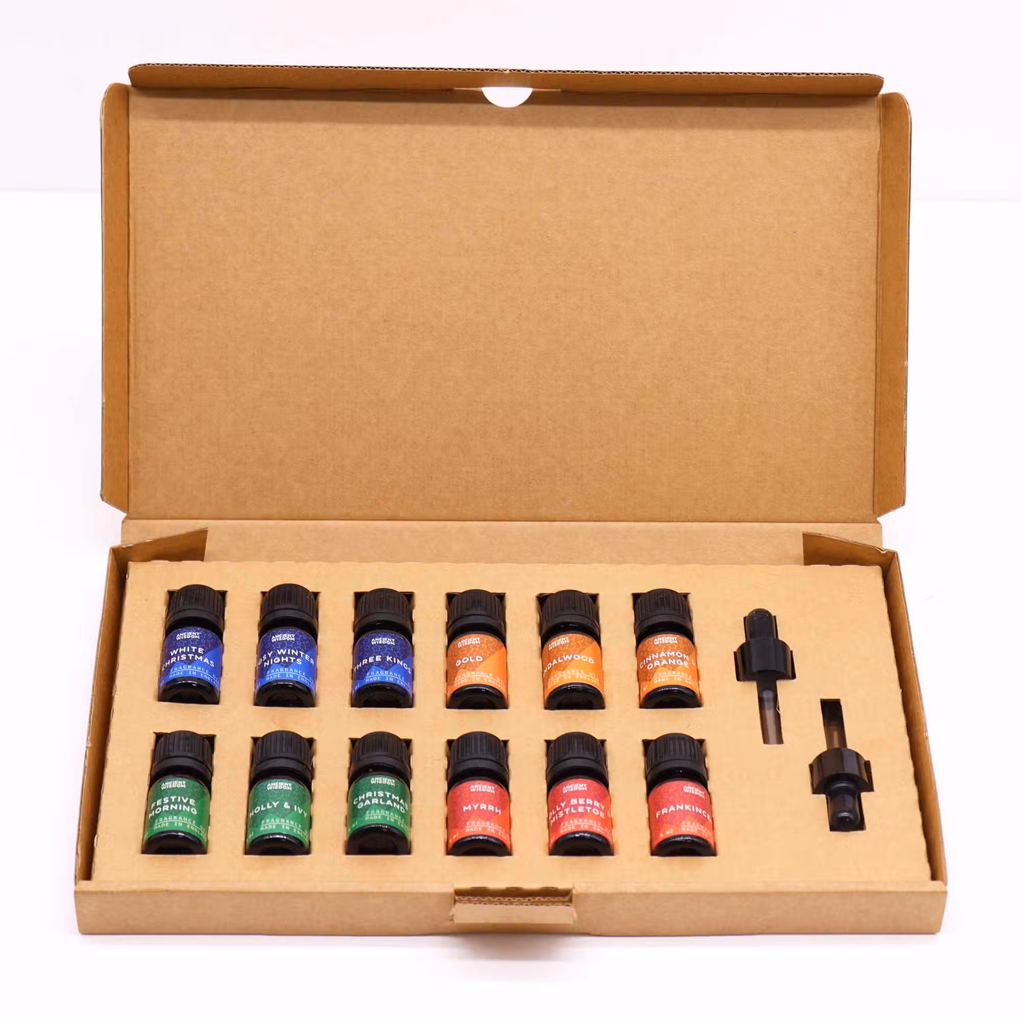 Holy Scents of Christmas Fragrance Oils Set - 12 Festive Oils