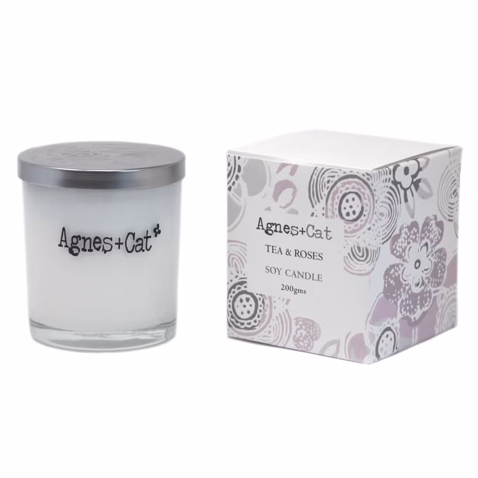 Tea and Roses Soy Wax Votive Candle