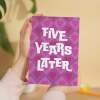 5th Wedding Anniversary Card For Wife Anniversary Card for Husband Anniversary Card For Boyfriend or Girlfriend Fifth Anniversary Gift - Large (5x7) / Blank Message