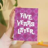 5th Wedding Anniversary Card For Wife Anniversary Card for Husband Anniversary Card For Boyfriend or Girlfriend Fifth Anniversary Gift