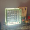 Vintage Architectural Retro Glass Block lamp