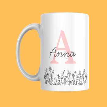 Personalised Mug For Her or For Him - Customisable Name on the Front of the Coffee/Tea Mug - Gift Ideas - Birthday, Christmas, Or For You