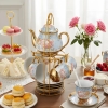 Elegant 20-Piece European Ceramic Tea & Coffee Set