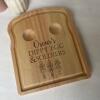 Personalised Dippy Egg Breakfast Board / Christmas Gifts for Kids / Personalised Egg and Toast Board / Egg Cup Tray - Dippy Egg - Dinosaur