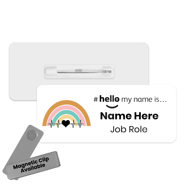 #hello my name is... Midi Set 1 - Retro Heartbeat Rainbow