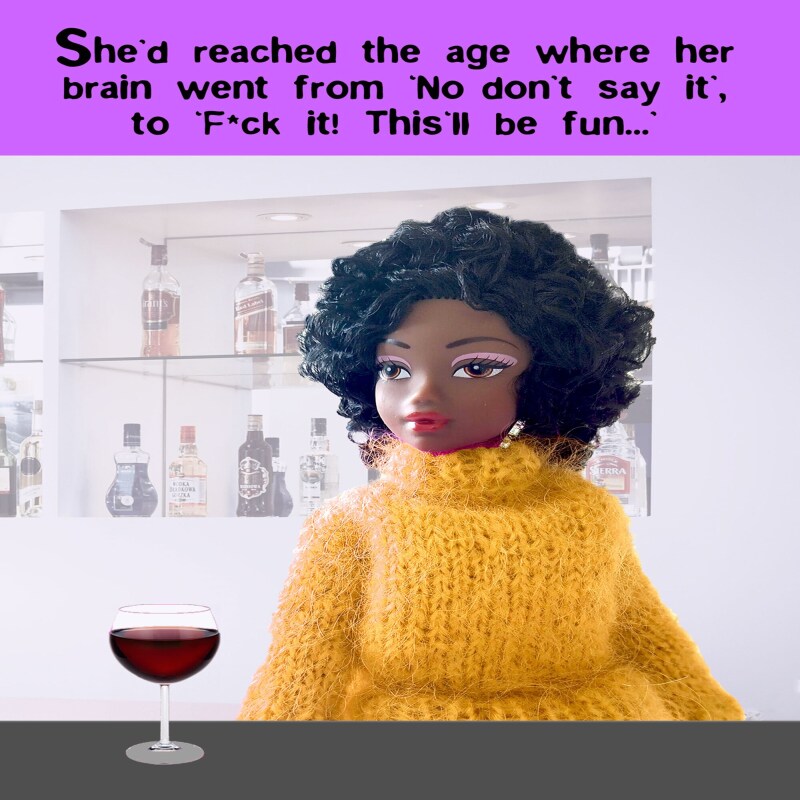 Doll Card | Funny card for her | Birthday Card | Age Brain