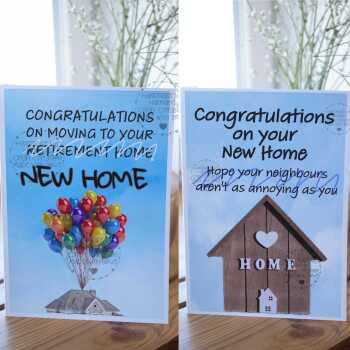 Handmade New Home Funny Cards