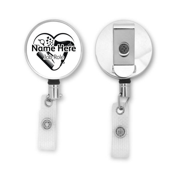 Personalised Metal ID Reel - Love Hair