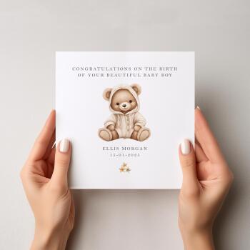New Baby Card, Welcome To The World