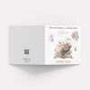 Personalised 60th Birthday Card for Auntie - Floral Book Design with Butterflies & Balloons - Smooth No Message - Custom Add to Notes
