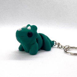 Baby Triceratops Keyring Pack