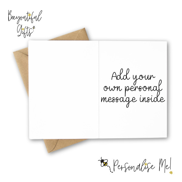 Self Love Card - Live Laugh Love - Small (Approx. A6 | 105mm x 148mm | 4.1in x 5.8in) - Standard Smooth Card