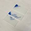 Frosted Table Place Name Blanks - Frosted Acrylic Blanks / Wedding Stationery Blanks / Acrylic Blanks / Wedding Templates / 3mm Acrylic - 80mm x 40mm - With Hole