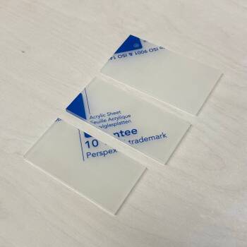 Acrylic Table Place Name Blanks - Clear Frosted White Acrylic Blanks / Wedding Stationery Blanks / Acrylic Blanks / Wedding Templates / 3mm Acrylic