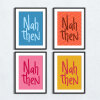 Yorkshire dialect, sayings print - A5 - Glossy - Blue