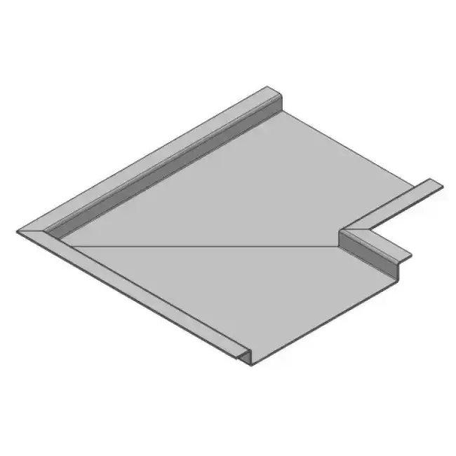 Aluminium Soffit Boards Profiled 90 Degree Corner - Mill (Unfinished) - 150mm