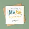 New Job Card for Her &ndash; Personalised Congratulations Card for a New Role - Smooth No Message - Kraft Brown