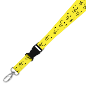 Double Breakaway Lanyard - Classic Yellow - Stethoscope