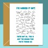 Funny 50th Birthday Card - Personalised inside if required - For Him or For Her - Perfect greetings card for someone turning 50 years old - Blank inside - Regular - Matte