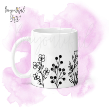 Mother's Day Ceramic Mug - Wildflower Full Wrap