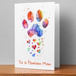 Mother's Day Card From The Dog Mother's Day Mothers Day card Mothering Sunday Happy Mother's Day Card For Mom Mommy Mum Mummy